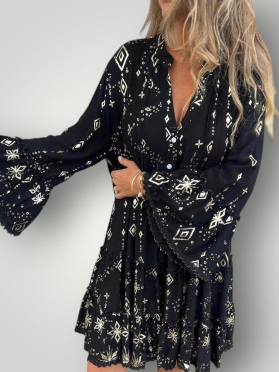 Isla™ – Geometrinen midi-mekko