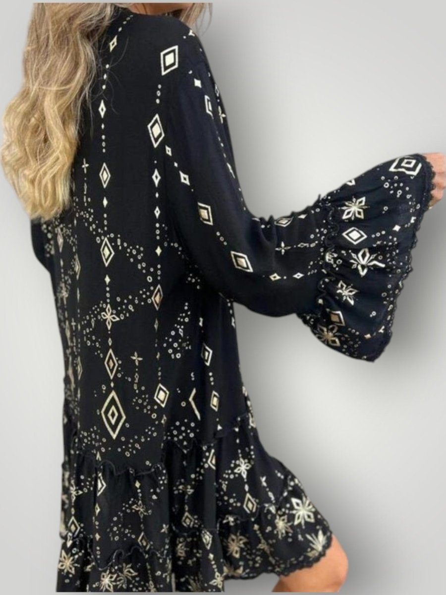 Isla™ – Geometrinen midi-mekko