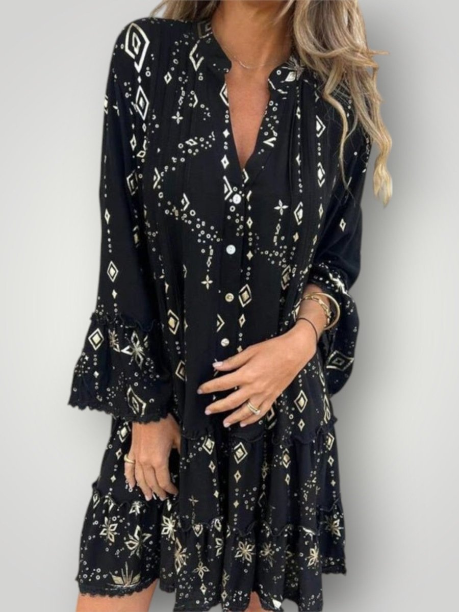Isla™ – Geometrinen midi-mekko