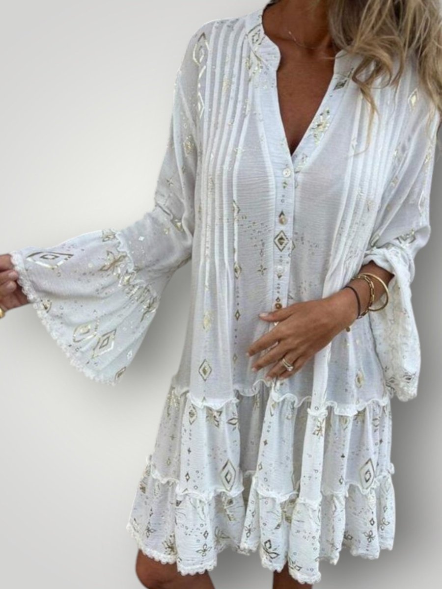 Isla™ – Geometrinen midi-mekko